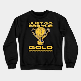 Go For Gold Go Karting Crewneck Sweatshirt